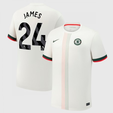 Levné Chelsea James 24 Venkovní Fotbalové dresy 2025-26 Krátký Rukáv